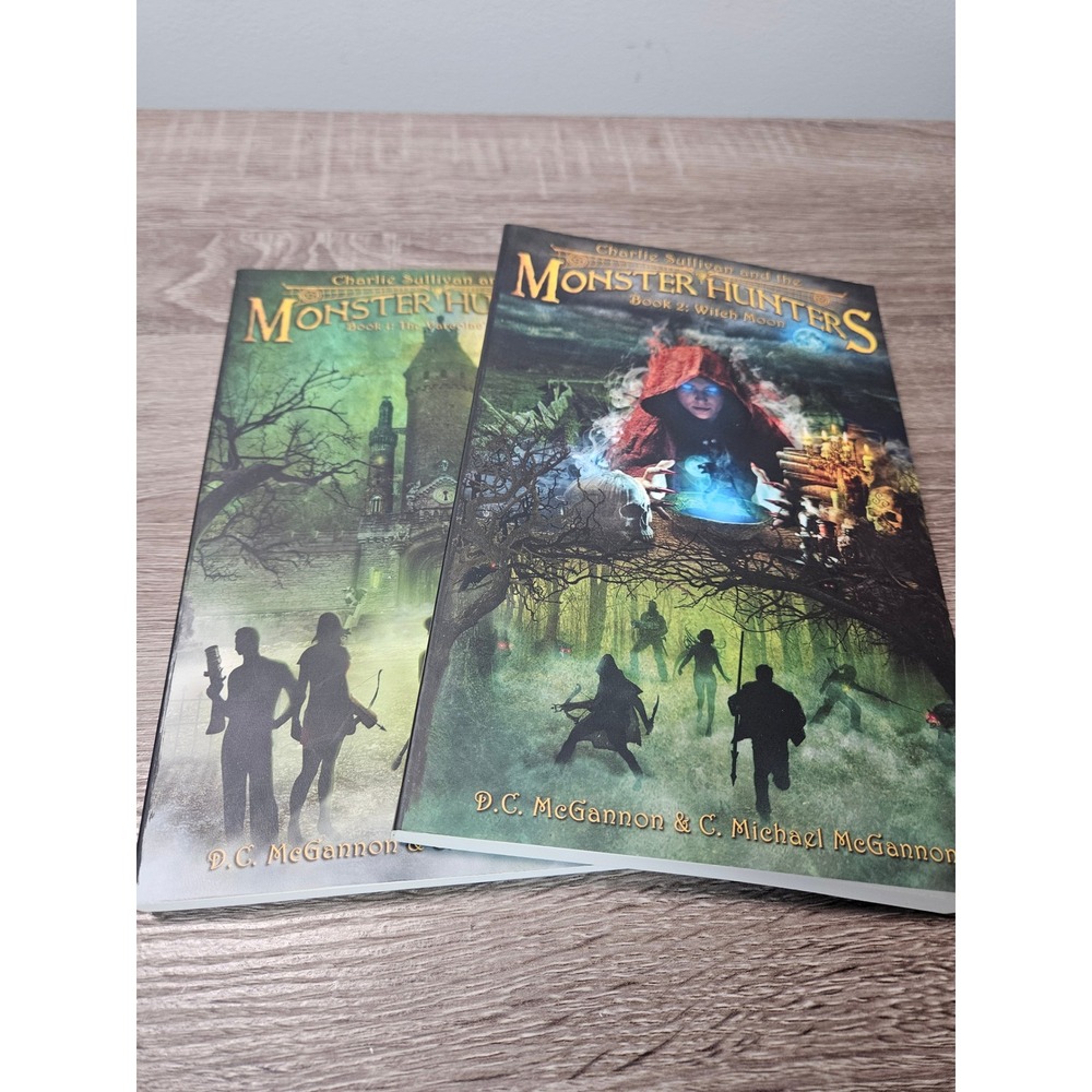 Charlie Sullivan and the Monster Hunters Books 1 & 2 D.C. McGannon Paperback Set